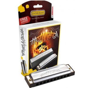 Hohner M57210X Hot Metal A Box губная гармошка