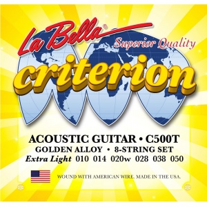 La Bella C500T Criterion струны для акустики 10-50