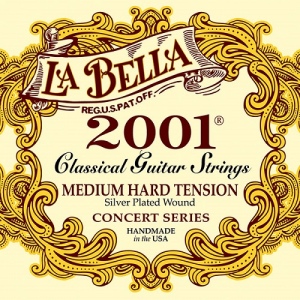 La Bella 2001MH 2001 Medium Hard Комплект струн для классической гитары, ср-сильное натяж.