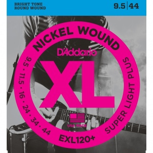 D`ADDARIO EXL120+ Nickel Wound Комплект струн для электрогитары 9,5-44
