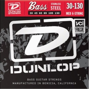 DUNLOP DBS Stainless Steel Bass 30-130 6 Strings струны для 6-струнной бас-гитары