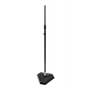 OnStage MS7625B - микрофонная стойка, прямая, шестиугольное основание, регулируемая высота,черная