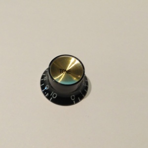 Parts KN007-02 Ручка пластик для электрогитары SG тип (аналог H91) - Tone, цвет черный/золото