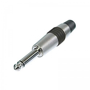 Rean NYS224C-0 кабельный разъем Jack 6.3мм TS (моно), штекер, для кабеля до Ø6мм